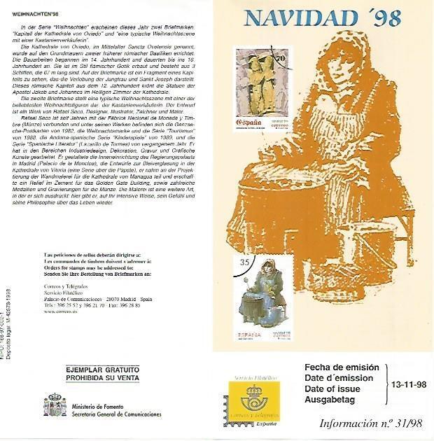 DIPTICO 16478: Navidad 98