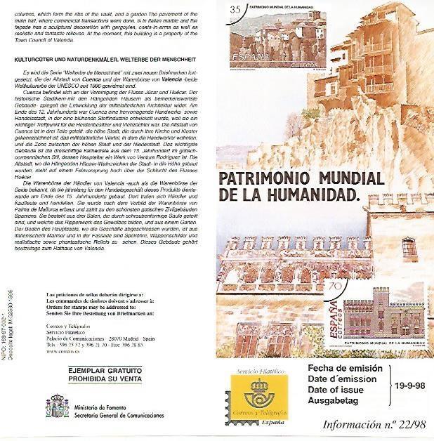 DIPTICO 16491: Patrimonio Mundial de la Humanidad