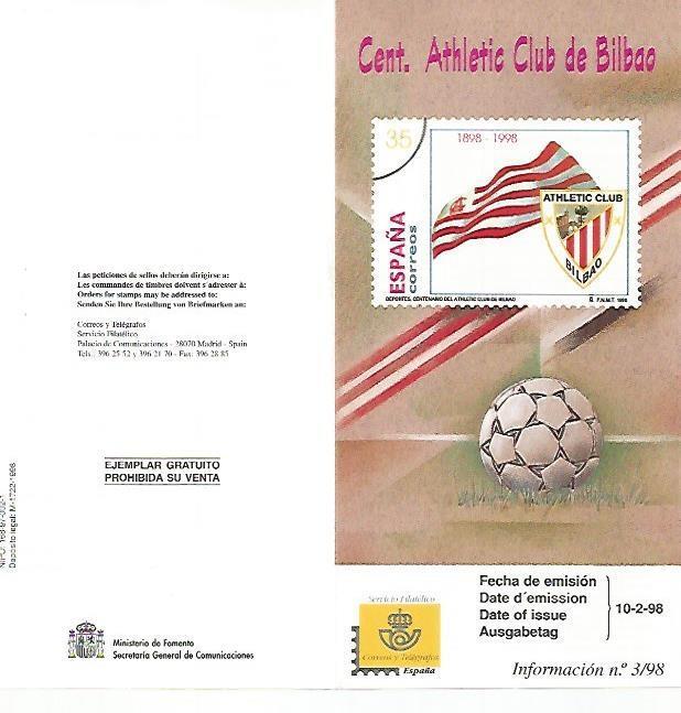 DIPTICO 16493: Cent. Athletic Club de Bilbao