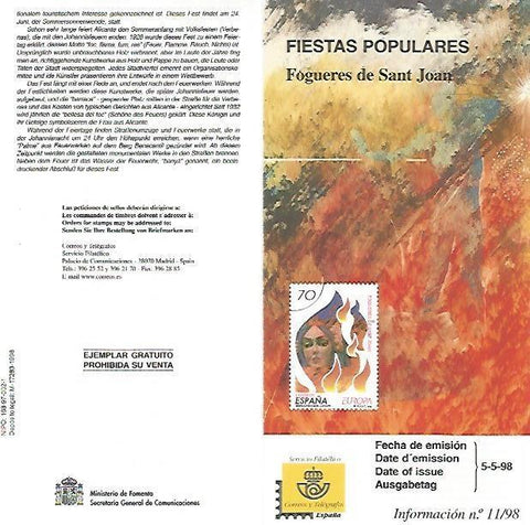 DIPTICO 16495: Fogueres de Sant Joan