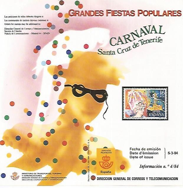 DIPTICO 16472: Carnaval de Santa Cruz de  Tenerife