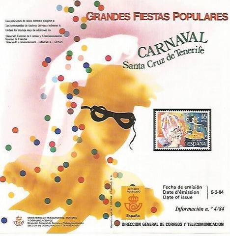 DIPTICO 16472: Carnaval de Santa Cruz de  Tenerife