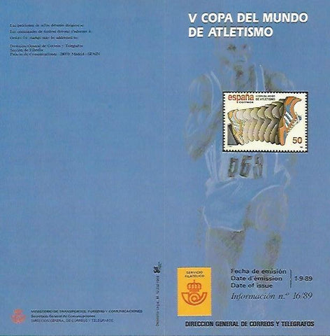DIPTICO 16445: V Copa del Mundo de Atletismo