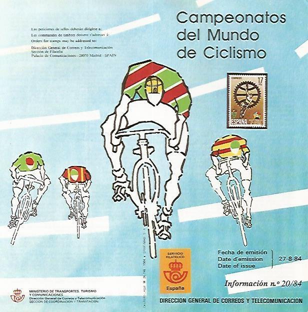 DIPTICO 16455: Campeonatos del Mundo de Ciclismo