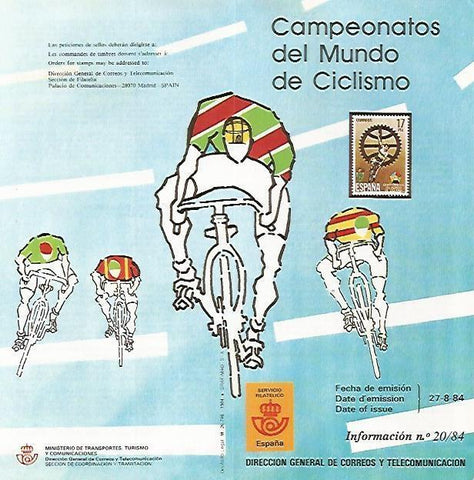 DIPTICO 16455: Campeonatos del Mundo de Ciclismo