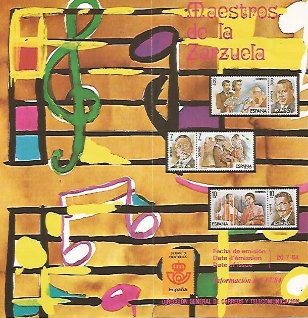 DIPTICO 16456: Maestros de la Zarzuela. Informacion 17-84