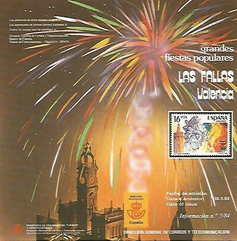DIPTICO 16465: Las Fallas de Valencia
