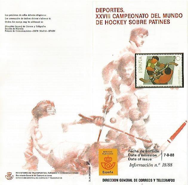DIPTICO 16388: XXVIII Campeonato del mundo de Hockey sobre patines