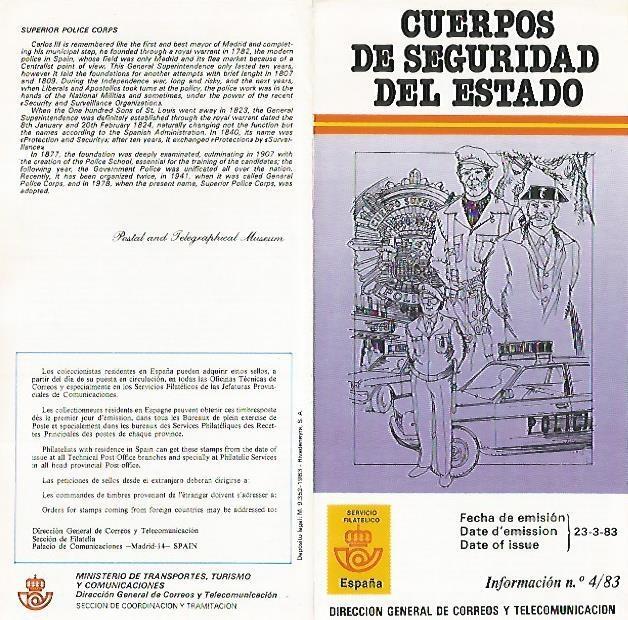 DIPTICO 16308: Cuerpos de Seguridad del Estado