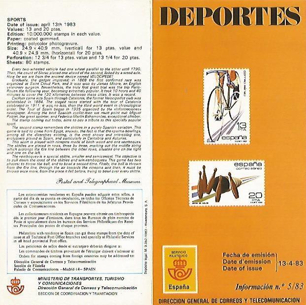 DIPTICO 16309: Deportes