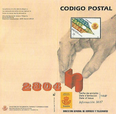 DIPTICO 16321: Codigo postal