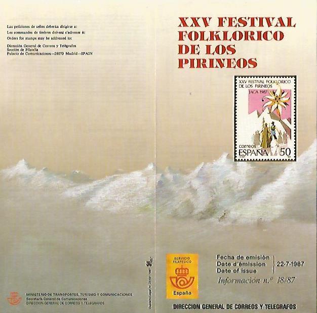 DIPTICO 16324: XXV Festival Folklorico de los Pirineos