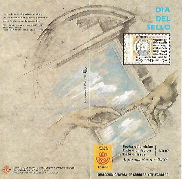 DIPTICO 16326: Dia del Sello, informacionn 20-87
