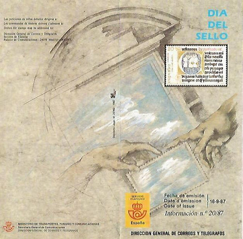 DIPTICO 16326: Dia del Sello, informacionn 20-87