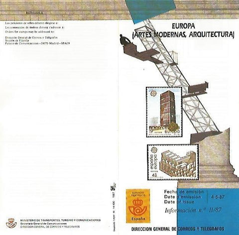 DIPTICO 16329: Europa. Artes modernas, arquitectura