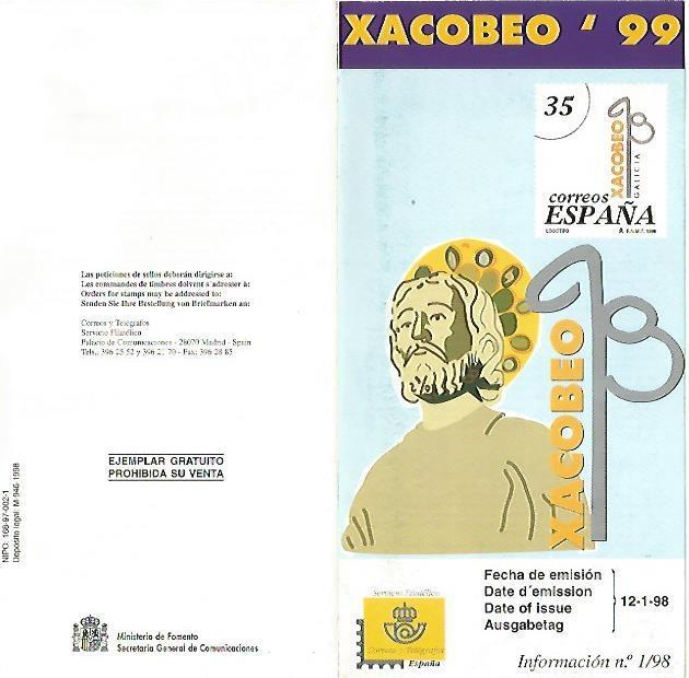 DIPTICO 16280: Xacobeo 1999.
