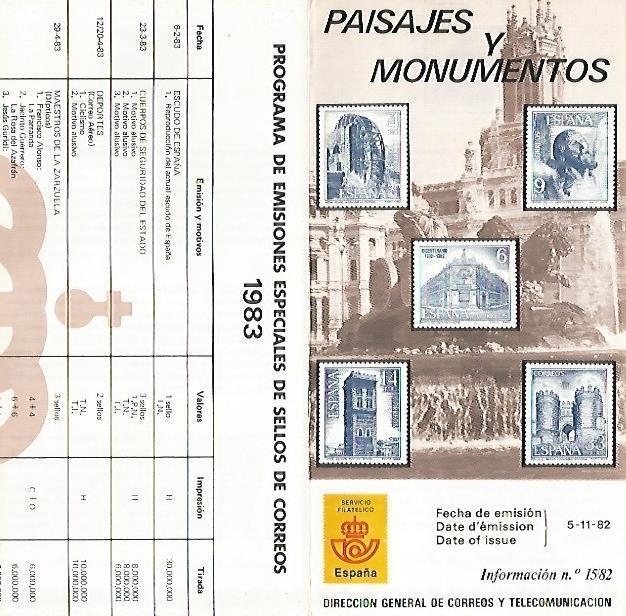 DIPTICO 16284: Paisajes y monumentos