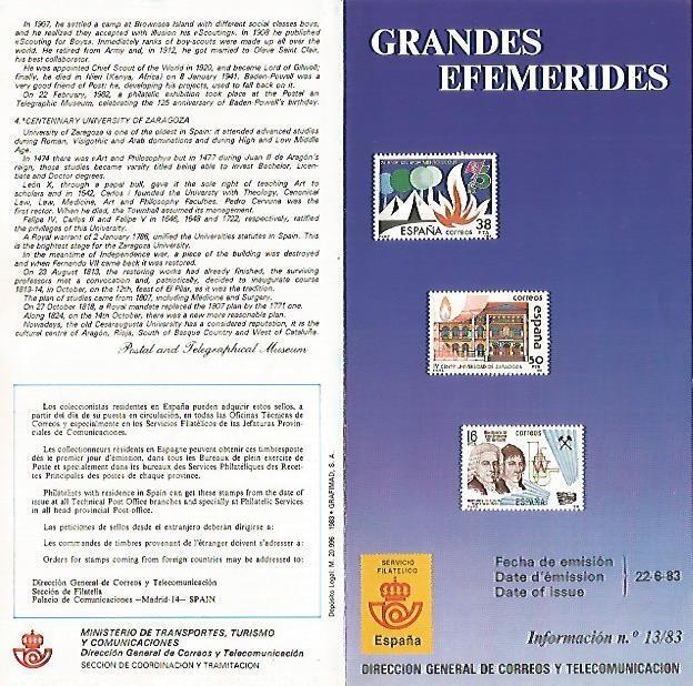 DIPTICO 16301: Grandes efemerides