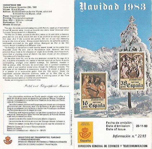 DIPTICO 16292: Navidad 1983