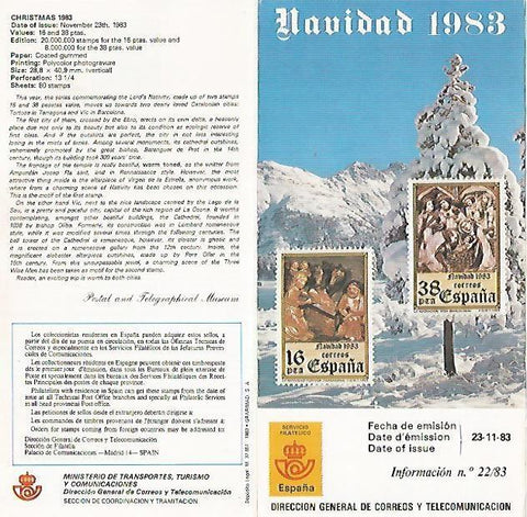 DIPTICO 16292: Navidad 1983