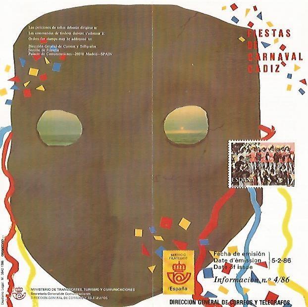 DIPTICO 16363: Fiestas del Carnaval de Cadiz