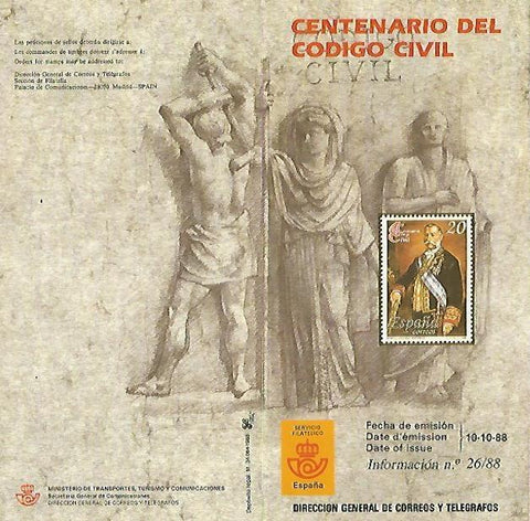 DIPTICO 16376: Centenario del Codigo Civil
