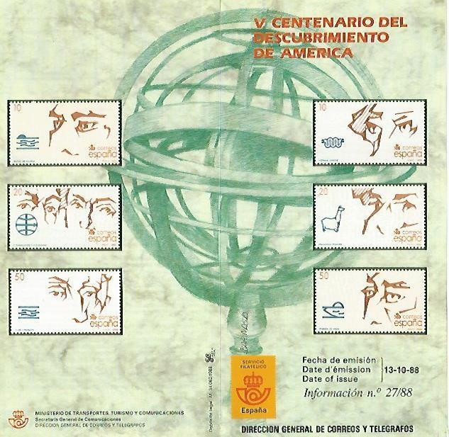 DIPTICO 16377: V Centenario del Descubrimiento de America