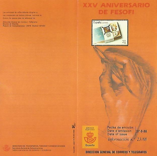 DIPTICO 16383: XXV Aniversario de Fesofi