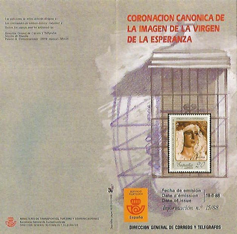 DIPTICO 16385: Coronacion canonica de la imagen de la Virgen de la Esperanza