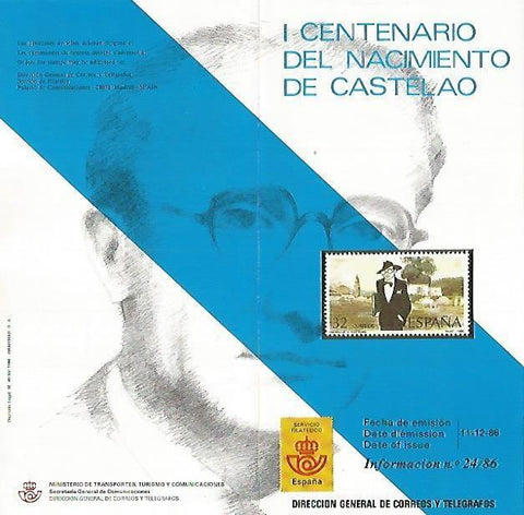 DIPTICO 16344: I Centenario del nacimiento de Castelao