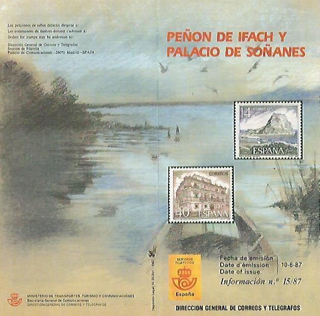 DIPTICO 16345: Peñon de Ifach y Palacio de Soñanes