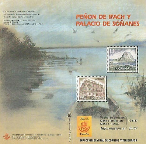 DIPTICO 16345: Peñon de Ifach y Palacio de Soñanes