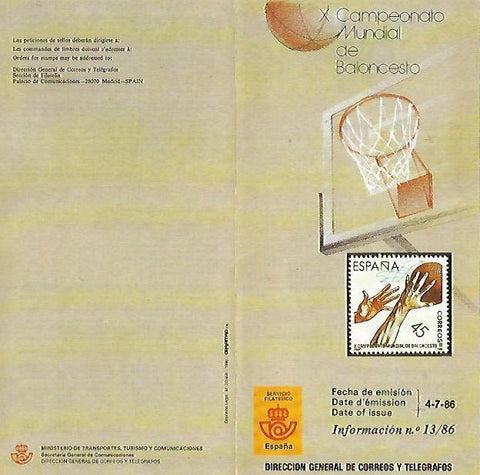 DIPTICO 16346: X Campeonato Mundial de Baloncesto