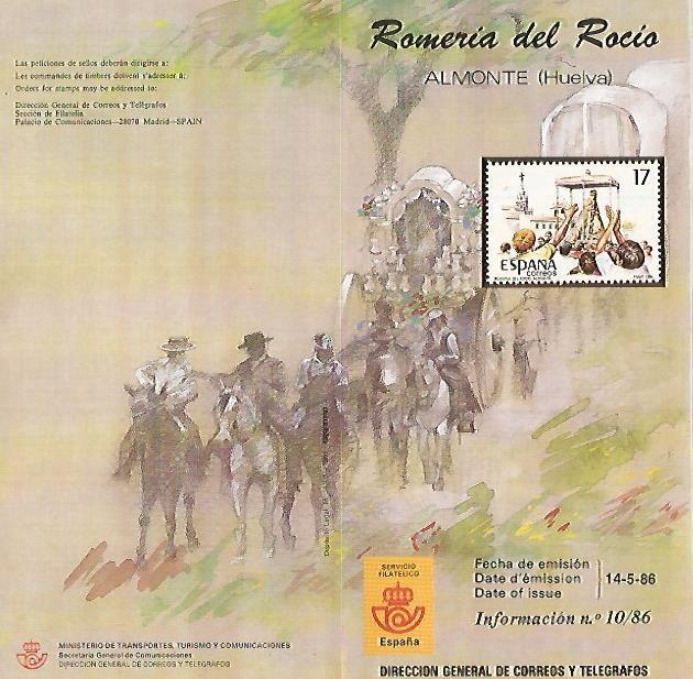 DIPTICO 16353: Romeria del Rocia, Almonte en Huelva