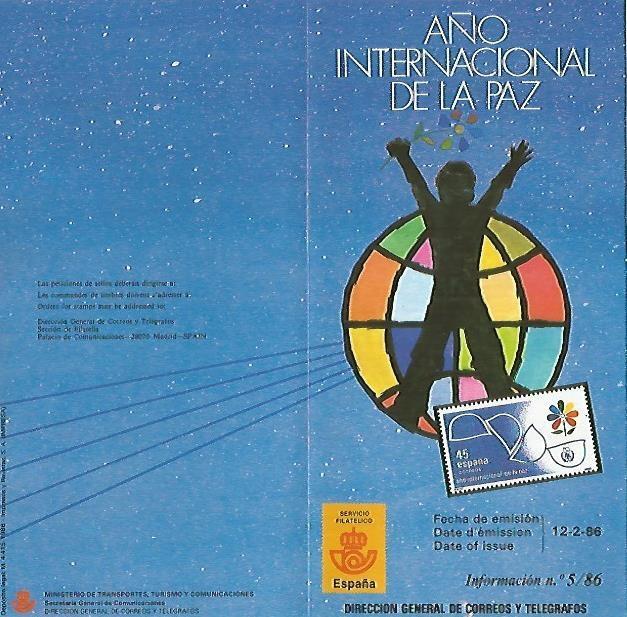 DIPTICO 16356: Año Internacional de la Paz