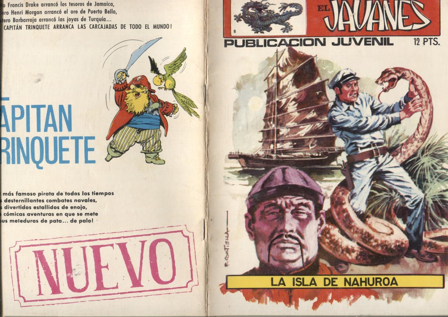 Toray: El Javanes (Carrillo) numero 08: La isla de Nahuroa