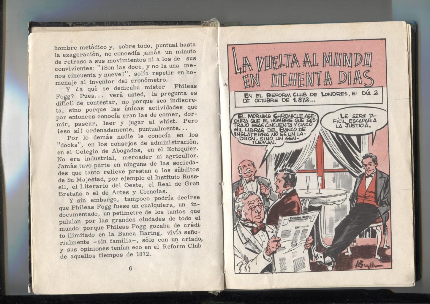 Selecciones Juveniles numero 04: La vuelta al mundo en ochenta dias (dibujos de Buylla)