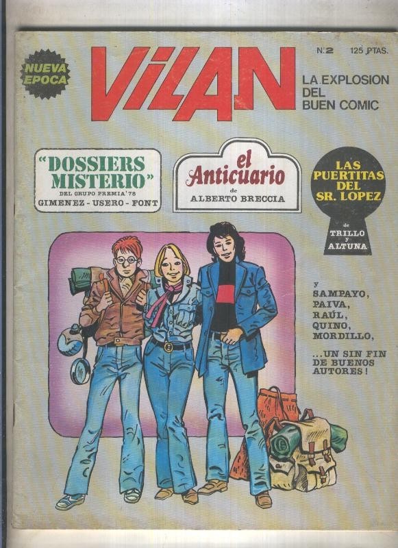 Vilan la explosion del buen comic numero 2: El anticuadio de Alberto Breccia