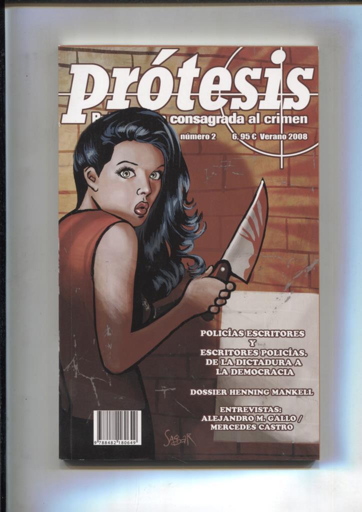 Protesis publicacion dedicada al tema policiaco numero 2: Dossier Henning Mankell