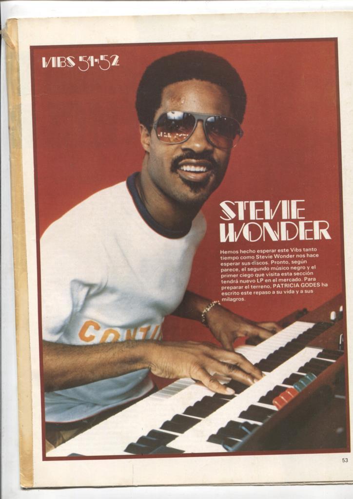  Vibraciones: articulo sobre Stevie Wonder