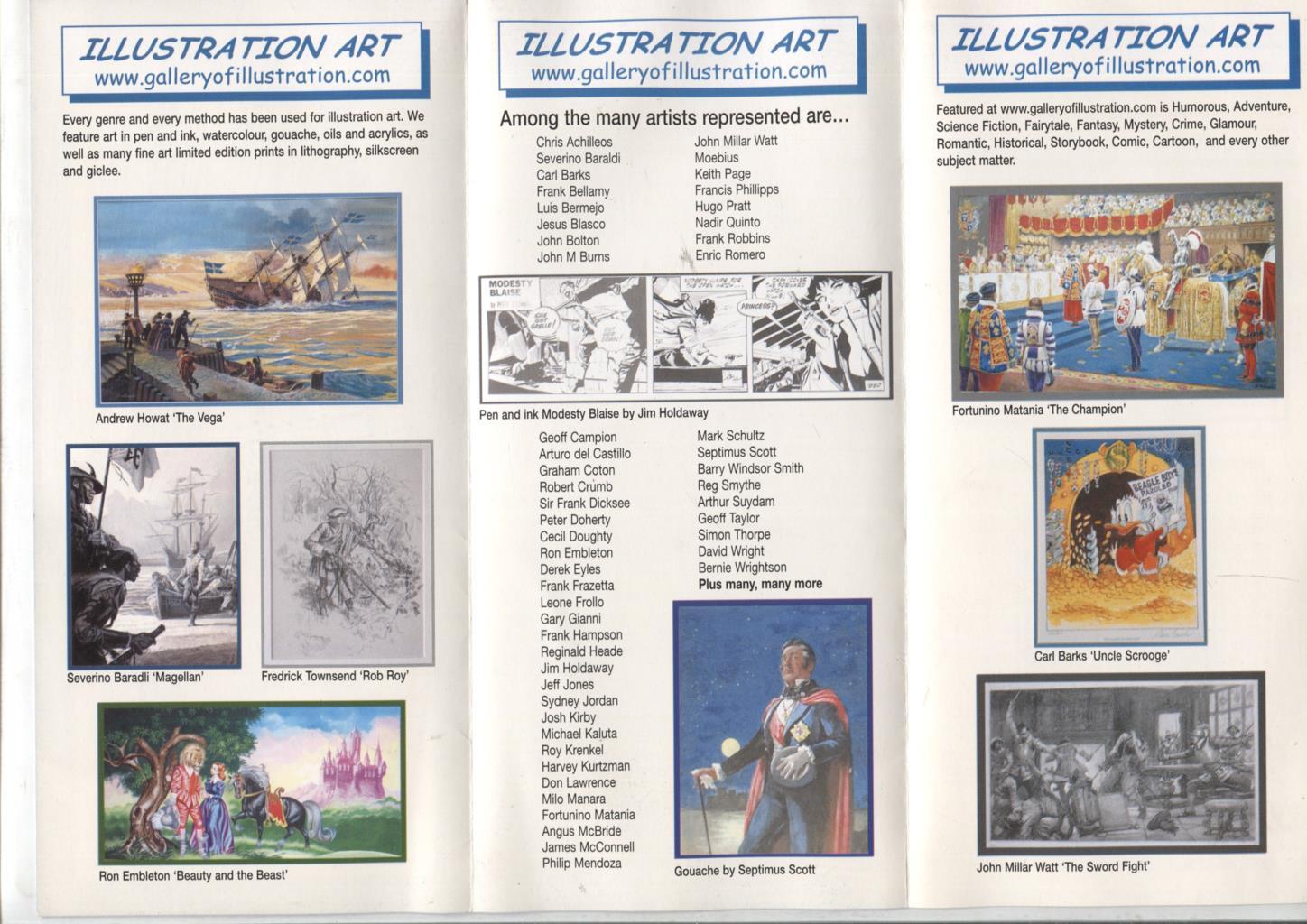 Triptico Gallery of Illustration de Londres