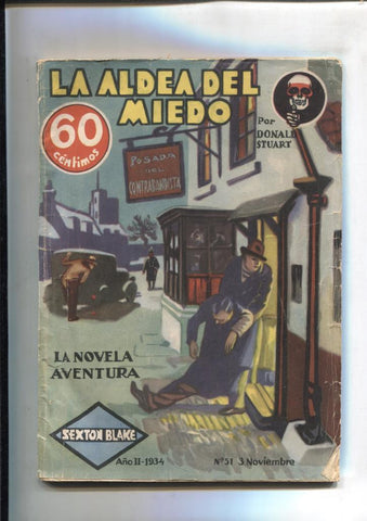 La Novela Aventura numero 51: Sexton Blake: La aldea del miedo