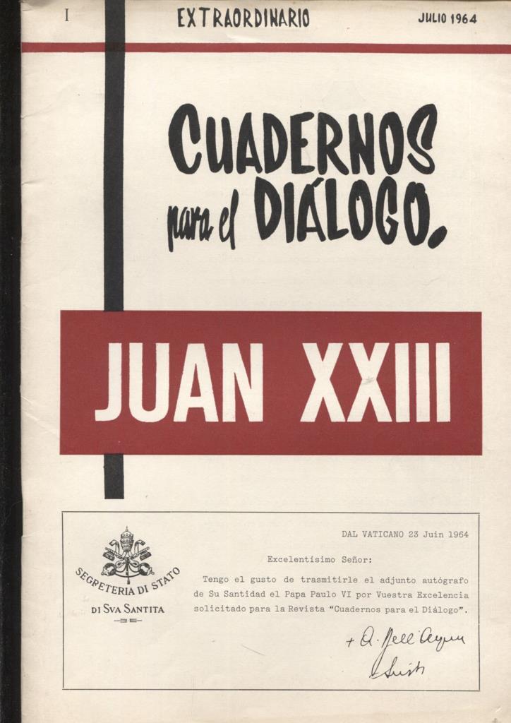 Cuadernos para el dialogo extraordinario I: Juan XXIII