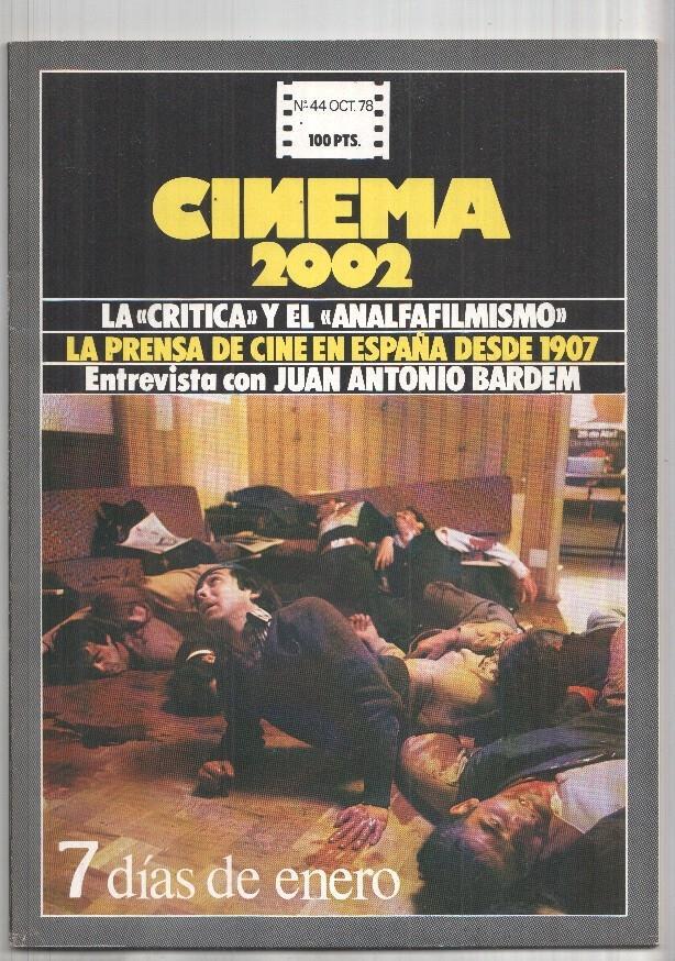 Revista Cinema 2002: num 44 oct. 78: La prensa de cine en España desde 1907, Entrevista con Juan Antonio Bardem