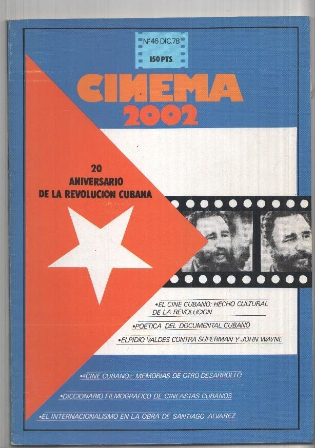 Revista Cinema 2002: num 46 dic 78: 20 aniversario de la revolucion cubana