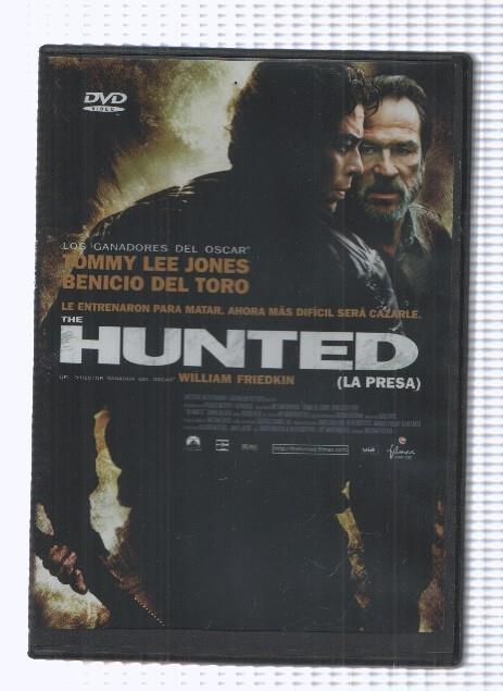 Pelicula en DVD: La presa (The hunted), 2003. Dirigida por William Friedkin, interpresta: Benicio del Toro, Tommy Lee Jones