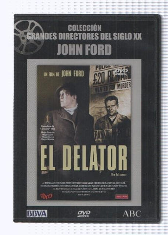 Pelicula en DVD: El delator (The informer), 1935. Coleccion Grandes Directores del Siglo XX John Ford. ABC 10