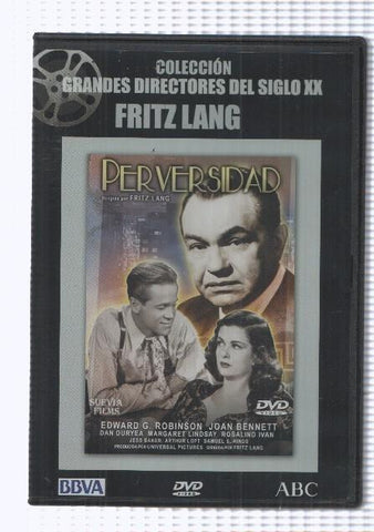 Pelicula en DVD: Perversidad, 1945. Coleccion Grandes Directores del Siglo XX Fritz Lang. ABC 14