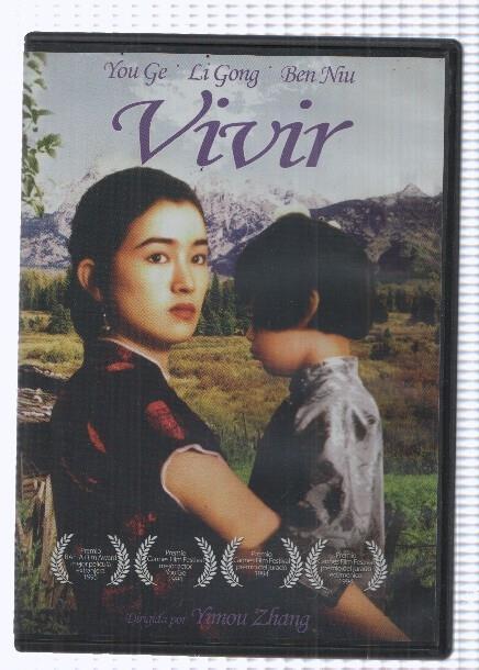 Pelicula en DVD: Vivir (1944). Dirigida por Yimou Zhang, interpretan: You Ge, Li Gong, Ben Niu