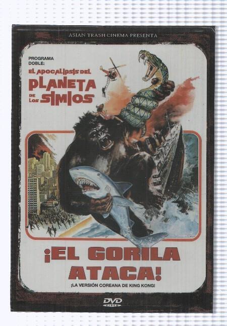 Programa doble en DVD: El Apocalipsis del Planeta de los Simios y El Gorila ataca. Edicion especial limitada para coleccionistas